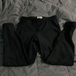 Black workout pants great for biking